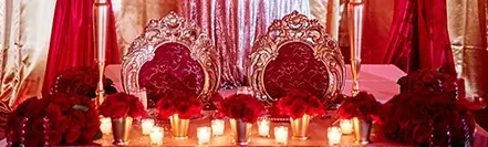 Integrity decor used in indian ceremonies and weddings
